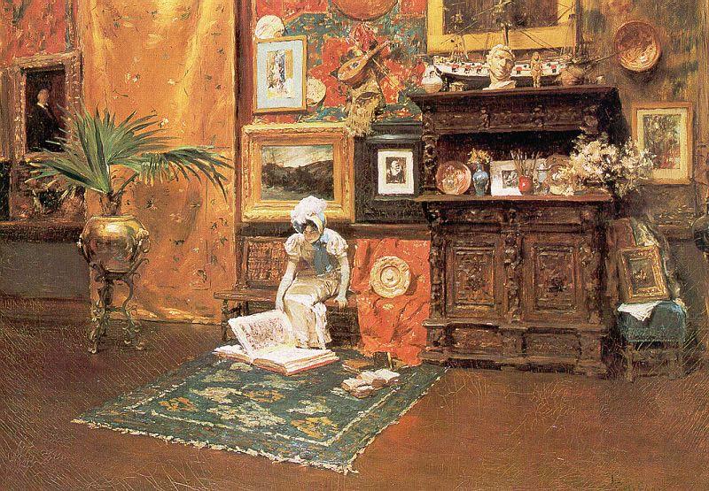 William Merritt Chase In the Studio France oil painting art